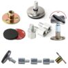 Adjustable Threaded Bed Frame Anti-Shake Protectors Tool For Bed, Bedside Headboard Stoppers Anti Shake Telescopic Support Stabilizer 4 Pcs (XL A