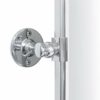 TEHOME 20x30'' Chrome Pivot Mirror Rectangle Bathroom Vanity Mirror Chrome Rounded Corner Metal Framed Tilting Beveled Vanity Wall Mirrors