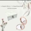 Compact Mirror for Her Inspirational Gifts for Women Friends Engraved Makeup Mirror for Her (Rose Gold)