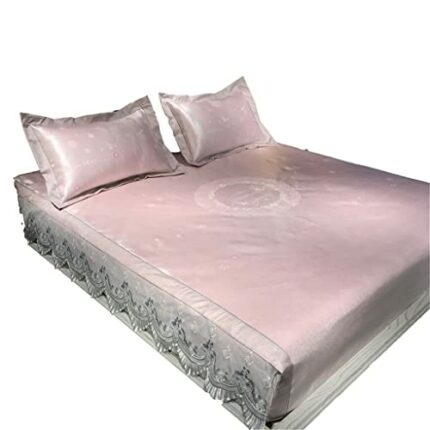 maozi Summer Bed Linen Cool Mat Ice Silk Mat Three-piece Home Summer Soft Mat Can Be Washed