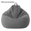 Bean Bag Chair Cover, 39x47 inch Lazy Lounger Bean Bag Cover Only, Without Filling,Kids Adults Toys Storage Bean Bag for Organizing Children Plus