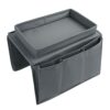 Faxianther Sofa Armchair Organiser Couch Arm Rests Storage Bag Tidy Table bedside Chair Caddy with Snacks Tea Cup Holder Tray Magazine Books Remo