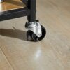 JAHH Serving Trolley Kitchen Shelf with 4 Wheels Kitchen Island Sideboard Side Table with 2 Drawers and 2 Shelves
