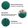 NiCoLa Chair Sofa Slipcover, Sofa Cushion Cover, Super Stretch Sofa Covers for Living Room Furniture Protector (1 Seater, Teal)