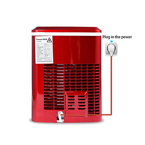 JJZXD Freestanding Commercial Ice Maker Machine - Makes Pounds Ice In 24 Hrs with Pounds Storage Homes and Offices