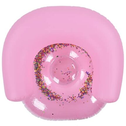 Seacanl PVC inflatable sofa, baby swimming chair eco-friendly comfortable thickening for indoor and outdoor, Pink