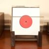 HUSHUI Vinyl Record Storage Holder Stand Rack Wooden CD Display Stand Stackable Modern CD Holder Record Storage Shelf for Displaying 7-12-inch Vi