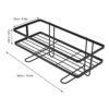 Over the Toilet Storage Shelf, Iron Bathroom Storage Organizer Toilet Shelves Metal Mesh over the Toilet Small Bathroom Shelves Bathroom Shelf Or