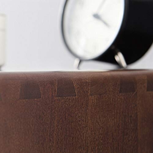 LUKEO Simple Solid Wood Bedside Table Mini Simple Bedroom Locker, Three-drawer Design Bedside Table