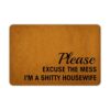 Ytanie Welcome Mats for Front Door Outdoor Entry Play Like A Champion Today Doormat Non Slip Rubber Mat for Home Indoor Farmhouse Funny Kitchen R