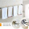 XHALERY Bathroom Bath Towel Bar, Single Towel Rack for Bathroom, Towel Holder Wall Mount Tower Hanger/80Cm