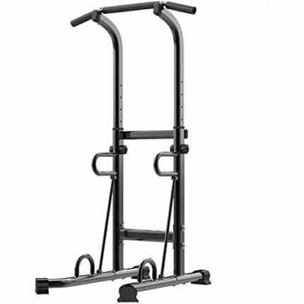 ZXNRTU Strength Training Equipment Strength Training Dip Stands Multifunctional Power Tower, 6 Level Height Adjustment, 300kg, for Strength Train