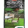 Bosmere Protector 6000 | Rectangular Garden + Chairs Table Cover | L 215cm W 173cm H 90cm | 100% Waterproof, UV Protected, Heavy Duty 600D | 6 Ye