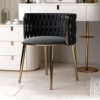 dining chair Modern Dressing Chair for Makeup Room, Bedroom Dressing Chair Reception Room Back Chair Dining Chair Company Lounge Chair Metal Weld