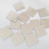 100PCS Glass Square Mirror Mosaic Tiles Square Craft Mirrors DIY Accessory (1")