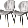 dining chair Kitchen Dining Room Furniture Chairs Living Room Chairs Set Of 2 Dining Chairs With Upholstered Seat and Cushioned Backrest Leisure