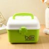Zerodeko Lock Box for Medication Medicine Lock Box with Handle Locking Storage Box Portable Safe Box Large Storage Box with Lock