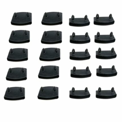Meuey Lyot-55mm x 9mm Bed Slat Holders Replacement Bed Slat Holders Suitable for Bed Support slats Bed Center(10 Center Covers and 10 end Covers