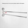 Towel Rack Wall Mounted, Swivel Towel Rail Towel Bar Rotating Towel Holder with 3 Arms for Bathroom Kitchen- Durable and Space-Saving