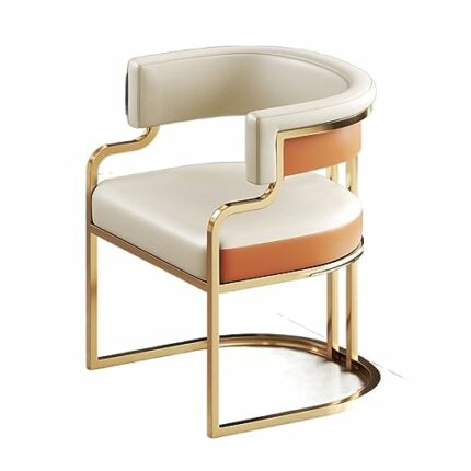 LUKEO Home Living Room Dinning Chair Designer Lounge Dining Chairs Bedroom Kitchen Mesa De Jan Decoration (Color : D, Size : Light Grey)