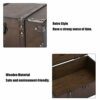 Decorative Treasure Jewelry Chest, Chest Box Case Vintage Wooden Jewelry Box, Treasure Jewelry Chest Treasure Chest, for Books Jewelry Home(#1)
