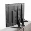VIVO Universal LCD Flat Screen TV Table Top VESA Mount Stand Black | Base fits 22" to 65" (STAND-TV00Y)