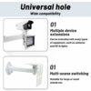 Universal Pole Mount Bracket, L-shaped Wall Mount for Camera, Camera Wall Mount for Indoor and Outdoor Security Surveillance Systems