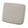 Classic Accessories Montlake FadeSafe Water-Resistant 21 x 20 x 4 Inch Patio Lounge Back Cushion, Antique Beige, Outdoor Loveseat Cushions