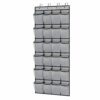 ZEACCT 1 Pcs Hanging Shoe StorageHanger, Shoe Rack Over Door Storage, Closet Hanging Organizers, 24 Pockets Hanging Storage Over the Door, Door S