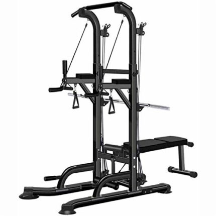 ZXNRTU Strength Training Equipment Strength Training Dip Stands Multifunctional Power Towers Adjustable Height Stand Workout Station Dip Station