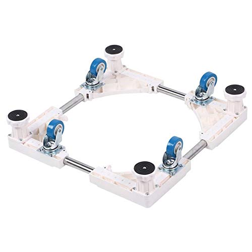 JHDFH 4 Feet with 4 Universal Wheels Washing Machine Base Stand Holder for Automatic Washing Machine Tool