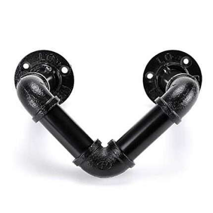 Sumnacon Vintage Style Towel Rack Holder-Industrial Pipe Metal Wall Mounted Towel Holder Organizer with Hardware for Bathroom, Kitchen, Bedroom,