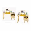 BVDSG Dressers For Bedroom Minimalist Nordic Style Makeup Table With Light Small Apartment Dressing Table Makeup