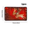 Christmas Doormat Christmas Decorations Entrance Door Mat Cute Reindeer Non Slip Indoor Outdoor Front Door Bathroom Entrance Mats for Xmas Home O