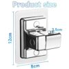 Shower Head Holder, Adjustable Angle Shower Holder, Strong Paste Hand Shower Bracket No Drilling, Universal Wall Mount Bracket, ABS Plastic