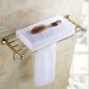 HIGOH Towel Racks,Bathroom Towel Rack Wall Mounted Towel Holder,Bathroom Accessory Towel Rack,Towel Holder,Bathroom Shelf Holder Bath Hardware wi