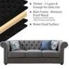 NobleRealm® 𝐒𝐨𝐟𝐚 𝐑𝐞𝐣𝐮𝐯𝐞𝐧𝐚𝐭𝐨𝐫 𝐁𝐨𝐚𝐫𝐝 - Non-Slip - 𝐖𝐚𝐭𝐞𝐫𝐩𝐫𝐨𝐨𝐟 -Foldable & Sagging Sofa Support Board under Seat Cushions & Sofa Saver (Extra Long 3