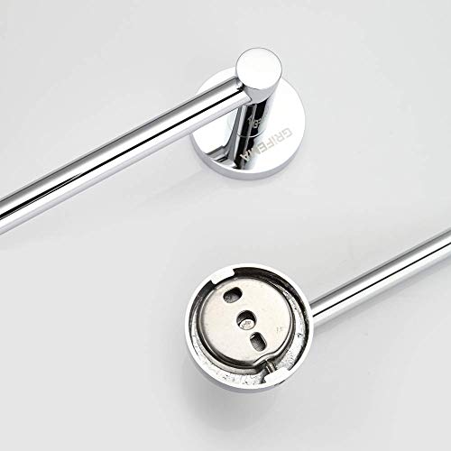 GRIFEMA IBIZA-G30101 Bathroom 60CM Single Towel Bar, Wall Mounted Brass Towel Rail, Chrome