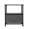 FGHOEV 1 Drawer Nightstand Bedside Jewelry Organizer Makeup Storage Box Cabinet Container Drawer Organizer for Home Bedroom Furniture