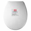 TATAY Toilet seat, in thermoplastic material, high impact resistance, recyclable and long lasting. White colour, glossy finish