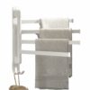 Towel Bar, Upgraded Swivel Towel Rack Aviation Aluminium Four in ONE Towel Racks for Bathroom Space Saving Swing Out 180° Rotation Towel Hanger H