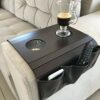 Sofa Arm Tray Table. Remote Control and Cellphone Organizer Holder, Arm Rest Organizer, Arm Rest Table With Pockets