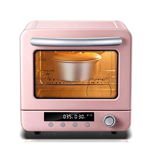 KKYKP 20L Toaster Oven, Multi-function Stainless Steel Finish with Timer - Toast - Bake - Broil Settings, Natural Convection - 1300 Watts of Powe