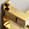 Towel Rail Wall Mounted Towel Holder Brass Wall Mounted Towel Rack Saving Space Towel Holder Swing Out Towel Bar Folding Arm Towel Hanger For Toi