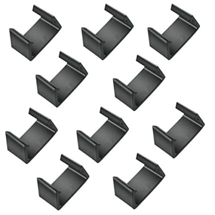 Auzfy 10 PCS Outdoor Furniture Clips, Patio Sectional Furniture Clips, Wicker Furniture Clamps Connectors, Connect Sectional Patio Couch Furnitur