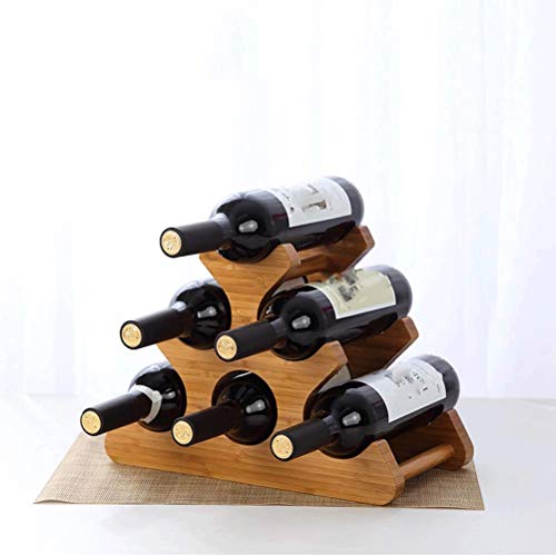 KXDCZ Wine Rack Wine Holder Wine Storage Bottle Rack Horizontal Storage Compact Design Made of Organic Collection