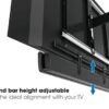 Vogel's SOUND 3550 Soundbar mount universal | Also compatible for Bose SoundTouch 300/700, Sonos Beam/Playbar, Samsung, Sony, LG and JBL | Soundb