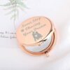UJIMS Movie Inspired Princess Gifts Tangle Fans Compact Makeup Mirror for Her Adventurous Princess Fairy Story Gifts (TangleFansMirror)