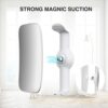 TOUCHBeauty Shower Mirror,3X Magnification Shaving Mirror Cosmetic Mirror Shower and Bath, With Hook, No Drilling RAG-2071 (White)