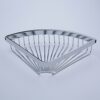 Beelee Rustproof Corner Triangular Bath Shelf Shower Caddy,Wall Mounted Stainless Steel Basket Dishrack for Shampoo Conditioner Bathroom Kitchen